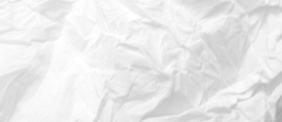 Fototapeta premium Background Crumpled Paper Poster Photo Effect Mockup, Paper texture overlay effect white color transparent