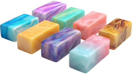colorful soap bars