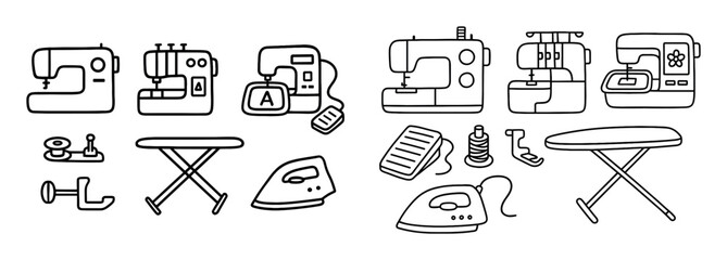 Sewing Machines Doodle