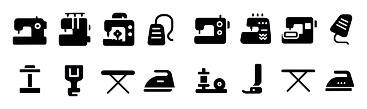Sewing Machine Icons