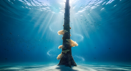 scuba diver in the water