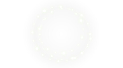 Luminous garland lights PNG overlay adds warmth to your holiday photo, featuring a transparent background