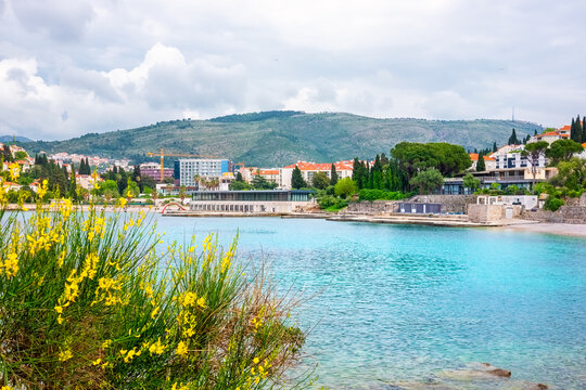 Lapad Bay in Dubrovnik. Croatia