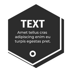 Hexagonal Graphic With Placeholder Text And Simple Icon On Transparent Background For Design And Marketing Purposes