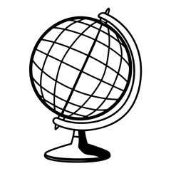 Globe with stand