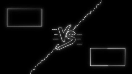 Find Similar File #: 1163616403Versus Animation, Vs text green color fire Animation, versus match Animation. VS versus bars neon animated versus vs bars neon line animation on black background. - Powered by Adobe