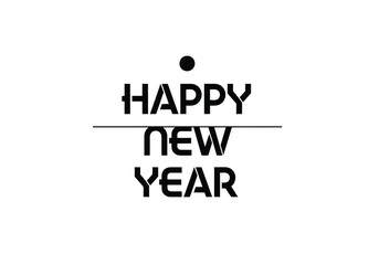 Fototapeta premium Happy new year text