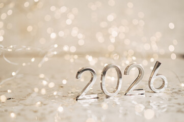 2026 text background. New year and business concept strategy.