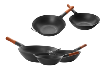 durable wok pans offering versatile cooking solutions for stir-fries, steaming, and deep-frying in home kitchens and restaurants, enhancing culinary creativity richly