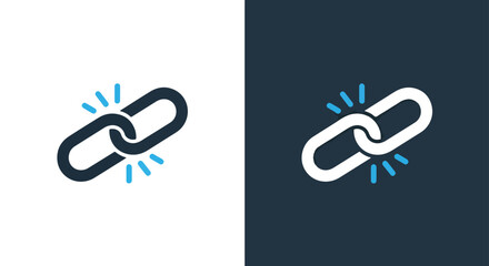 Online chat speech bubble icon - Vector icon symbol for website - Icon vector - Blue icon vector - Line and glyph solid icon and logo template