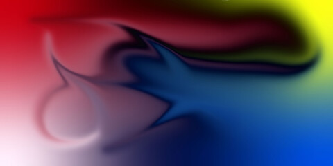 Colorful geometric abstract vector background with wavy lines and retro pattern design