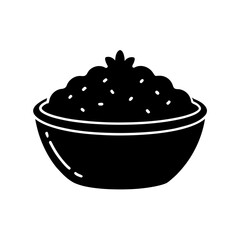 mashed potatoes bowl icon 