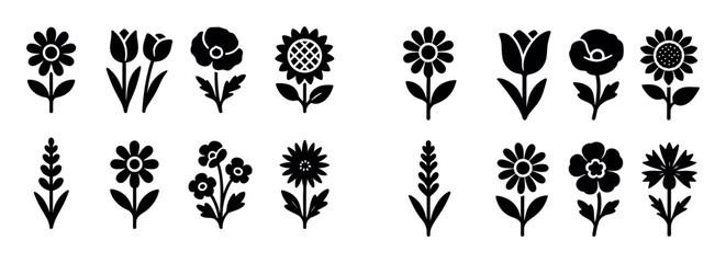 Floral Icon Grid