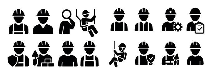 High-Rise Worker Icons