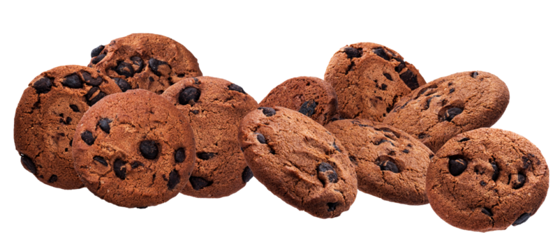 decadent chocolate chip cookies piled high, promising the ultimate comfort food experience, capturing the joy and indulgence of homemade baking at its finest