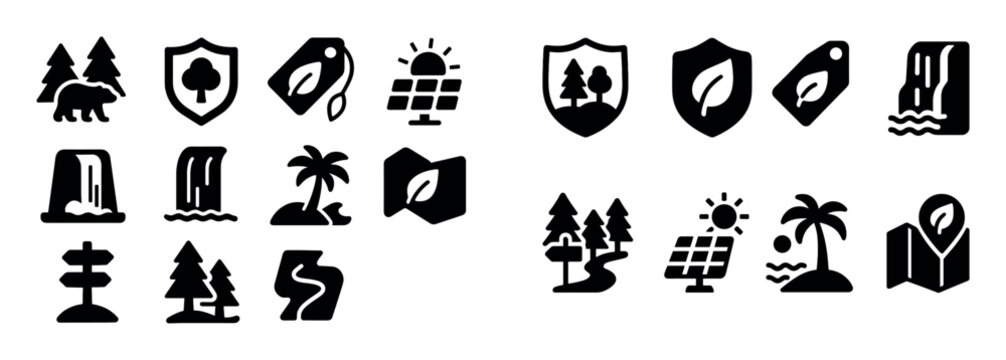 Eco Tourism Icons