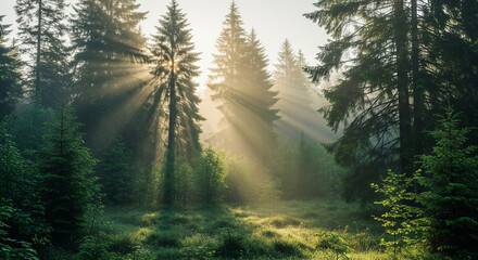 Trend walpapper forest, mist, sunrise, trees, landscape, nature, green, morning, fog, environment, sunlight, calm, outdoor, travel, scenic, mountain, freshness, peaceful, wilderness, natural, adventur