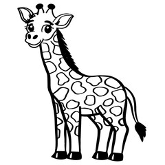 Fototapeta premium giraffe vector illustration