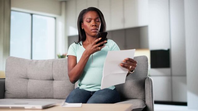 Smartphone OCR Recognition. Taking Photo