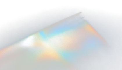 Prism light leak overlay, crystal diamond, spectrum glass effect, rainbow light, optical bokeh, transparent PNG