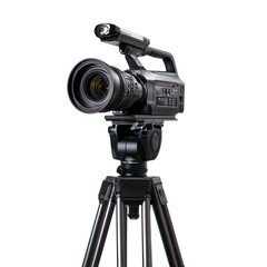 High definition camcorder ready for filming.