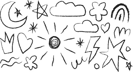 Abstract geometric illustration with vibrant color palette and clean lines