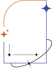 Star Border Vecter illustrations.