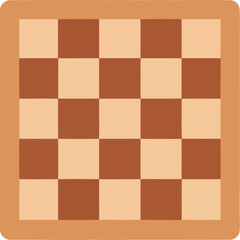 Classic wooden chessboard ready for strategic play vector