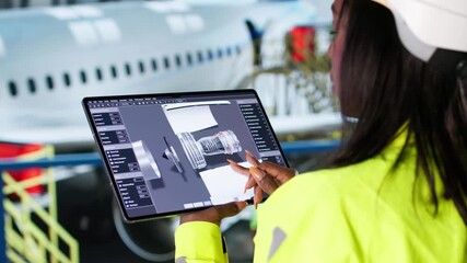 Quality Check Of Aviation Manufacturing - Powered by Adobe