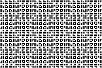 Black and white optical illusion pattern.