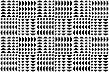 Black and white optical illusion pattern.