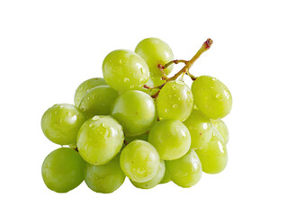 Fresh green grapes with water droplets on a dark background (3)