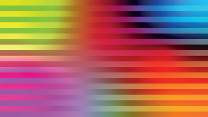 Modern gradient banner with vibrant color spectrum and bold typography