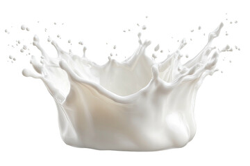 Dairy liquid crown splash frozen in motion