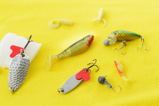Various fishing baits for sting fishing