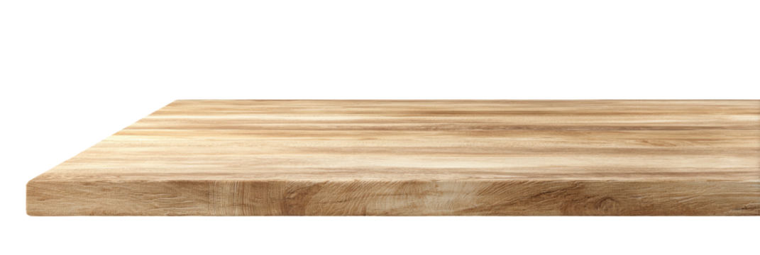 Light wood plank surface against a black background - Powered by Adobe
