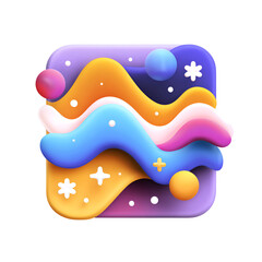 abstract background with colorful bubbles