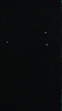 Scratch Effect with Glare on a Black Background