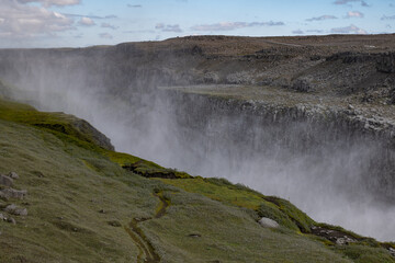 The waterfall Dettifoss in Iceland