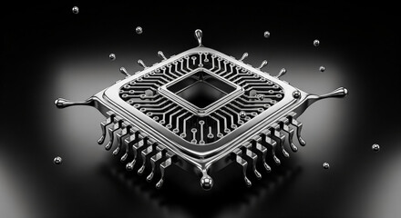 electronic circuit board with processor