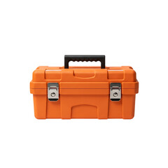 Orange Plastic Toolbox with Handle tool box storage