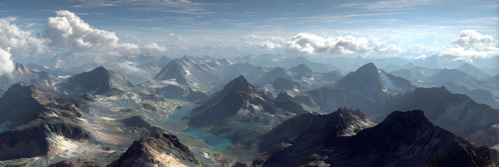 Breathtaking Aerial Adventre: Soar Over Majestic Moutain Landscapes with Stunnng Helicopter Views Embracng Nature's Grandeur and Utouched Beauty