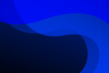 Dark blue minimalist overlap abstract background for corporate concept, template, poster, brochure, website, wallpaper, flyer design. Vector illustration	
