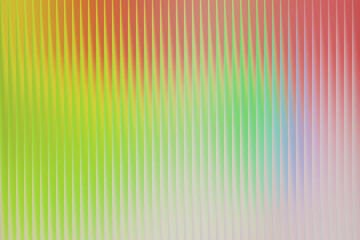Illustration of colorful abstract background with vertical lines in yellow, green, and red