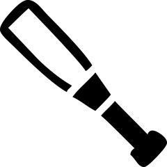 Baseball Bat Vector Icon