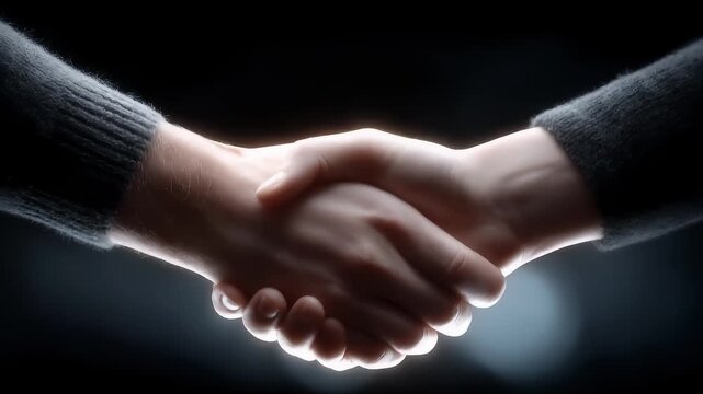 Handshake Reaching Agreement Embodies Win-Win Cooperation