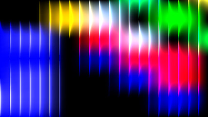 Abstract gradient light streaks blue