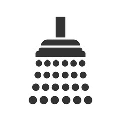 Shower head icon isolated on transparent background