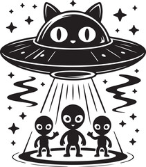 A vintage style monochrome vector art on a white background