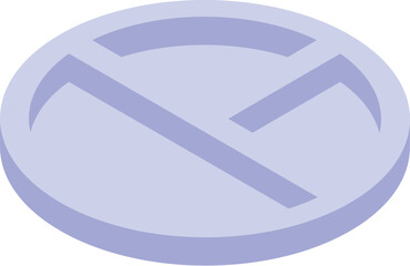 Light purple round tray divided into sections, ideal for serving various culinary creations